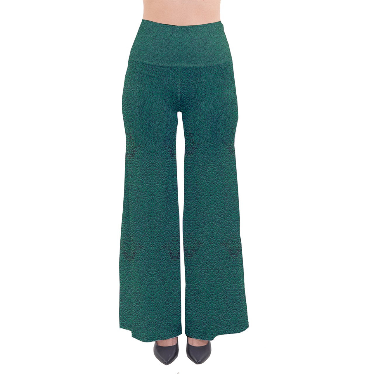 Green Cheeta So Vintage Palazzo Pants