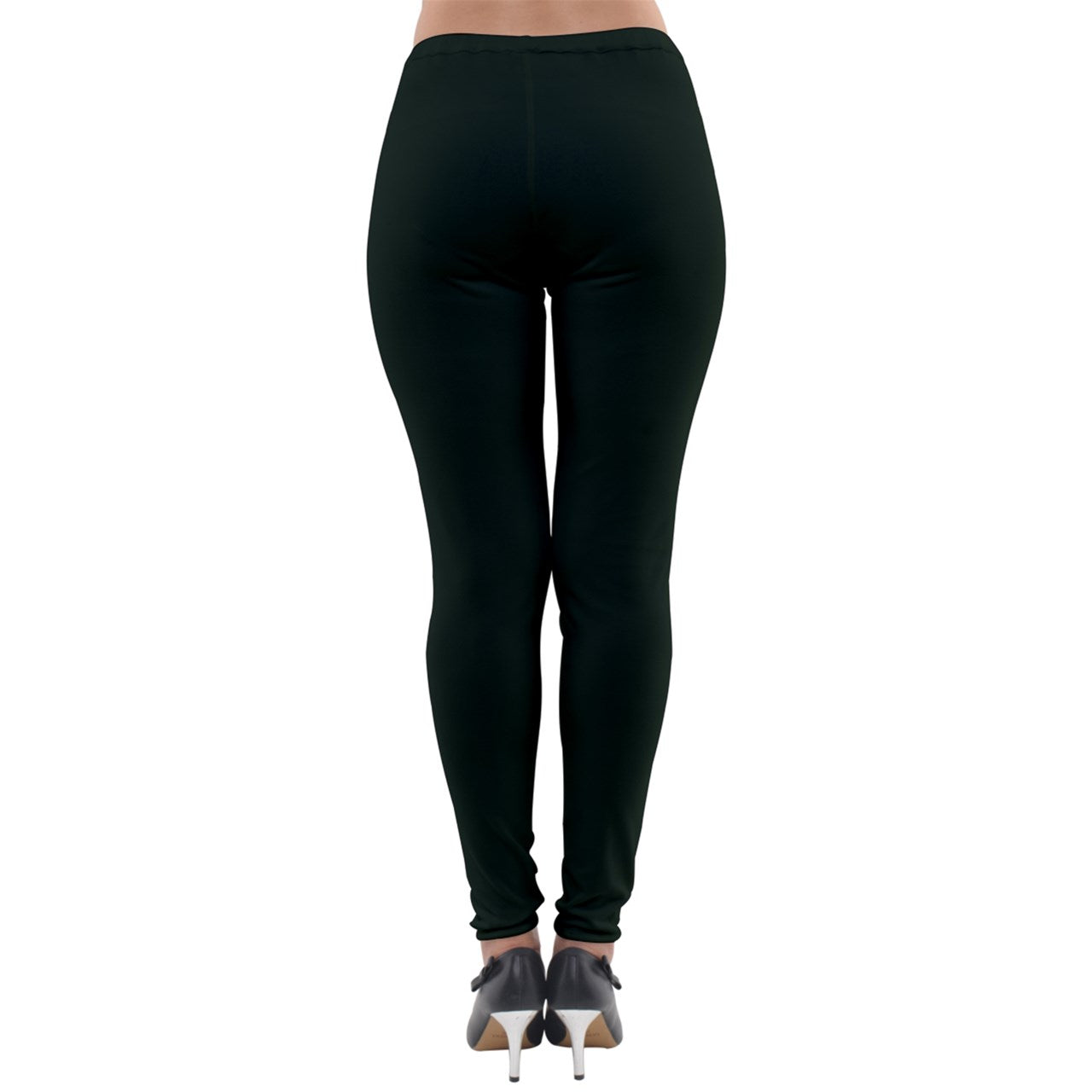 green Lightweight Velour Leggings