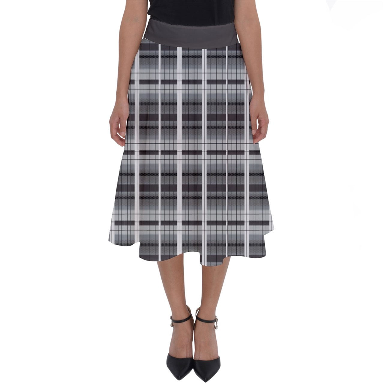 grey strap grey academia Perfect Length Midi Skirt