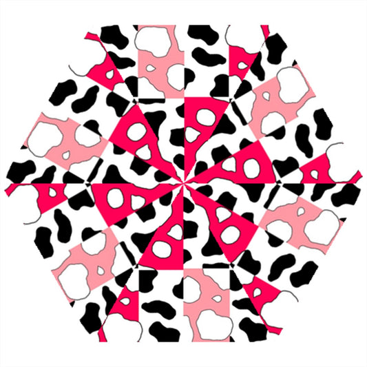 cowboi pink Mini Folding Umbrella