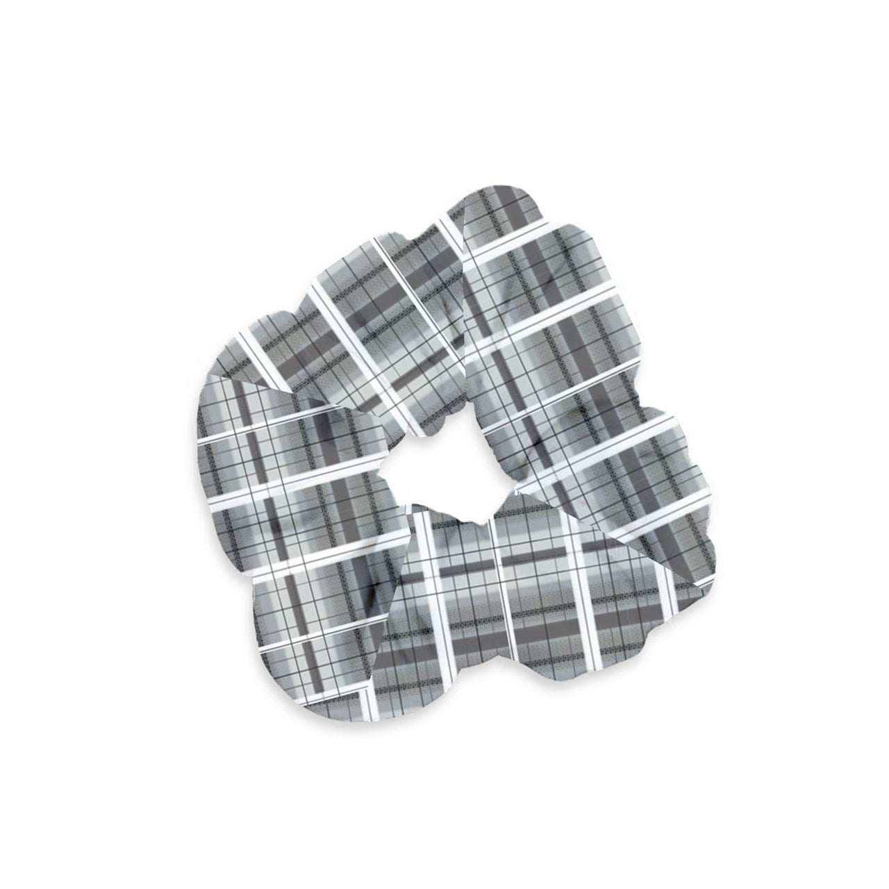 grey academia Velvet Scrunchie