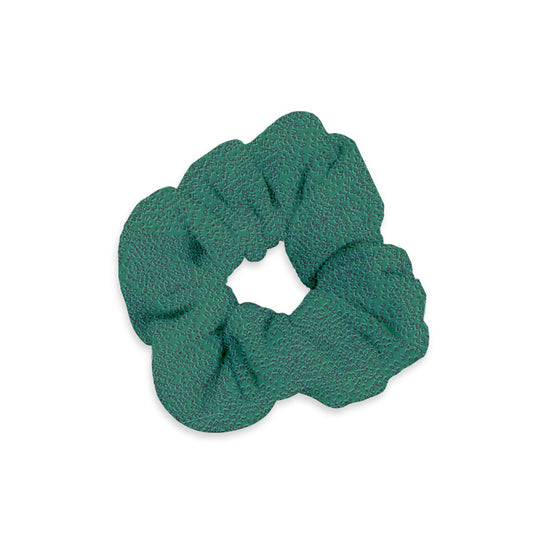 green cheeta Velvet Scrunchie