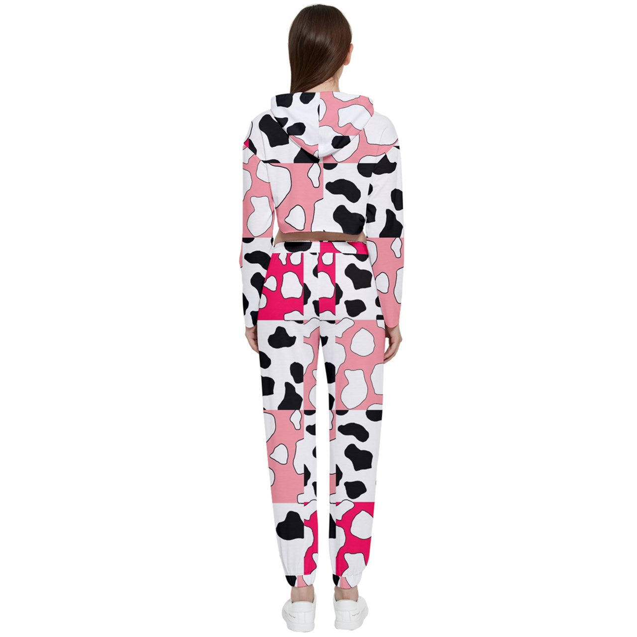 cowboi pink  Cropped Track Suit