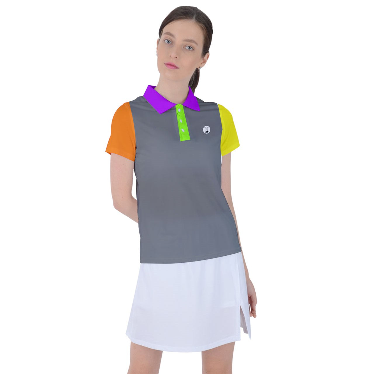 teawitchonline mid-tone Polo Tee