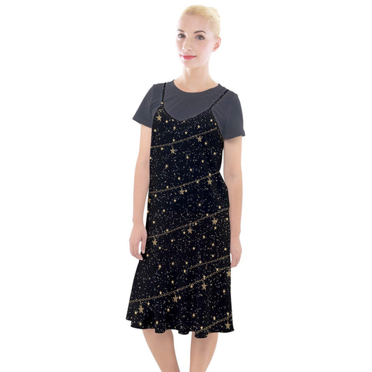 chain of stars Camis Fishtail Dress