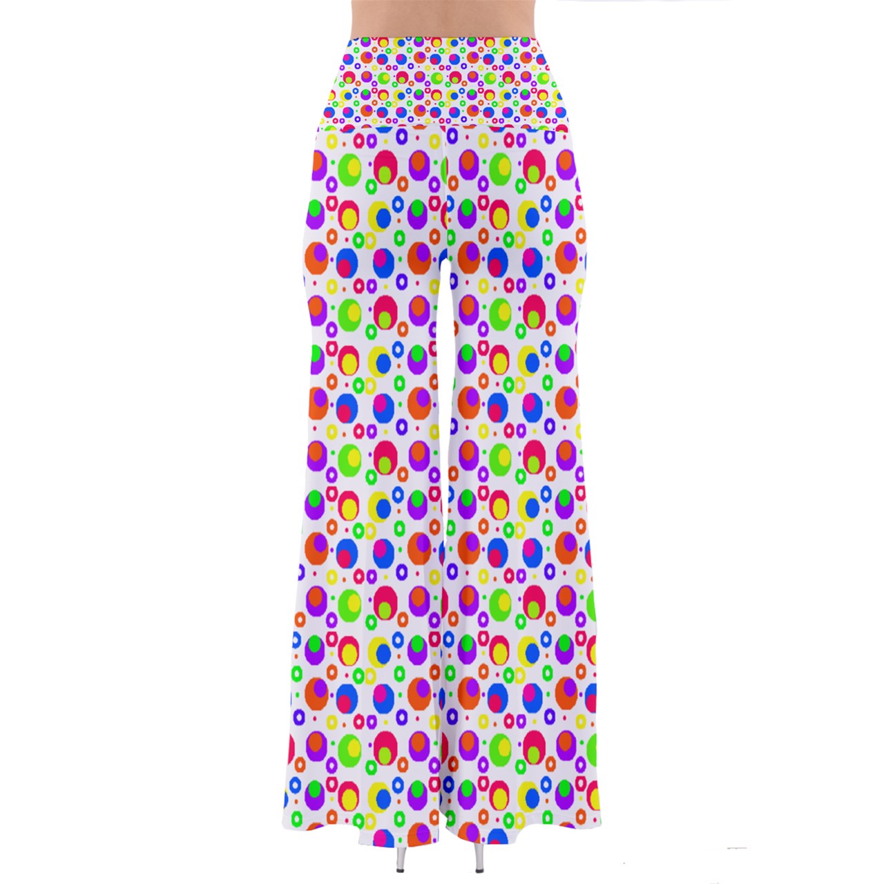 complex rainbow dot So Vintage Palazzo Pants