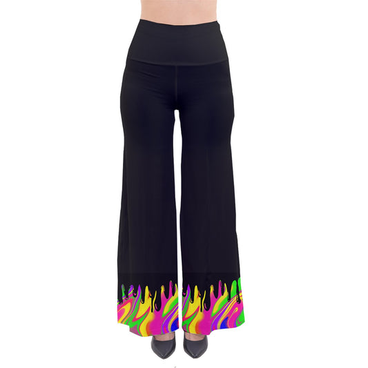 rainbow drip So Vintage Palazzo Pants