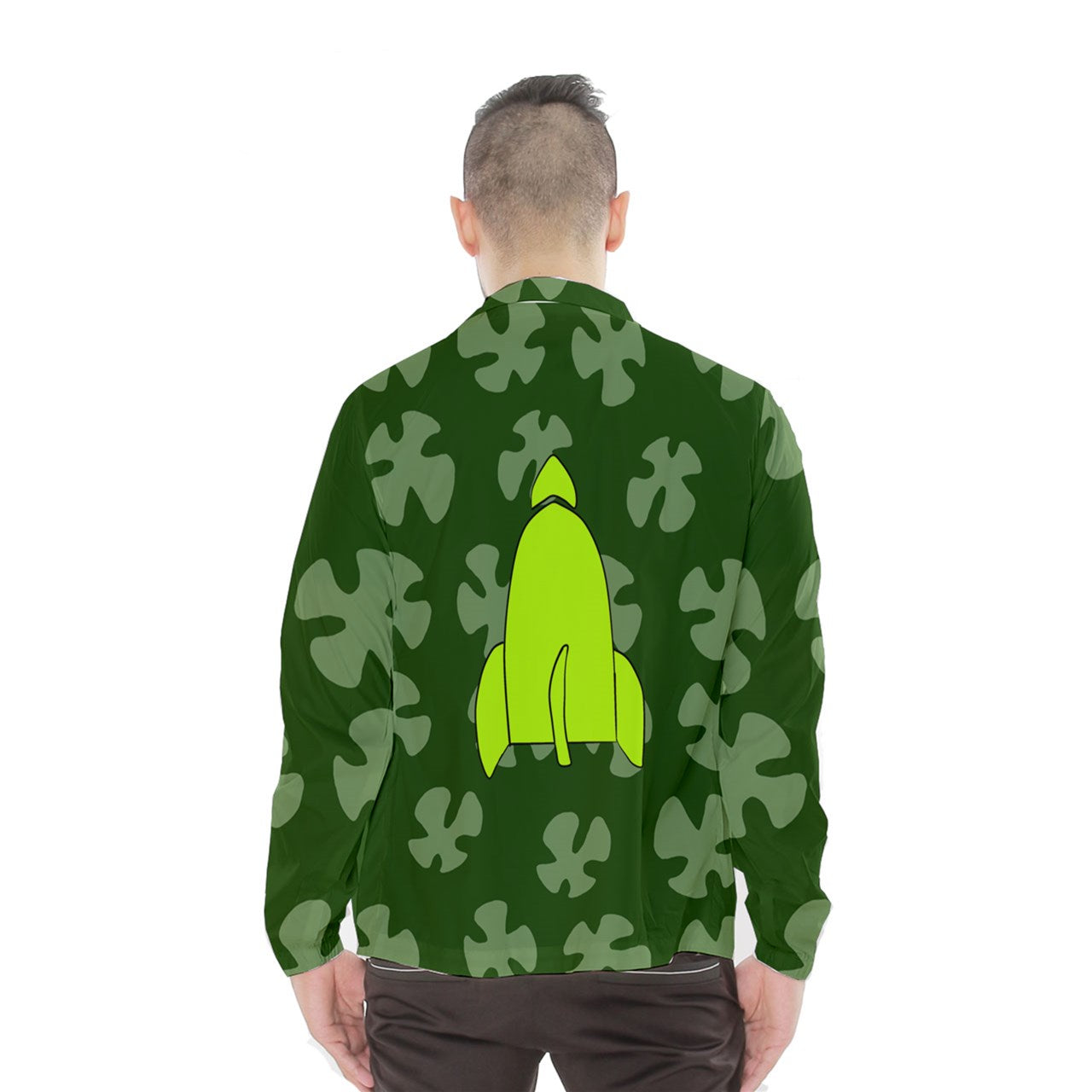 green beach camo Windbreaker