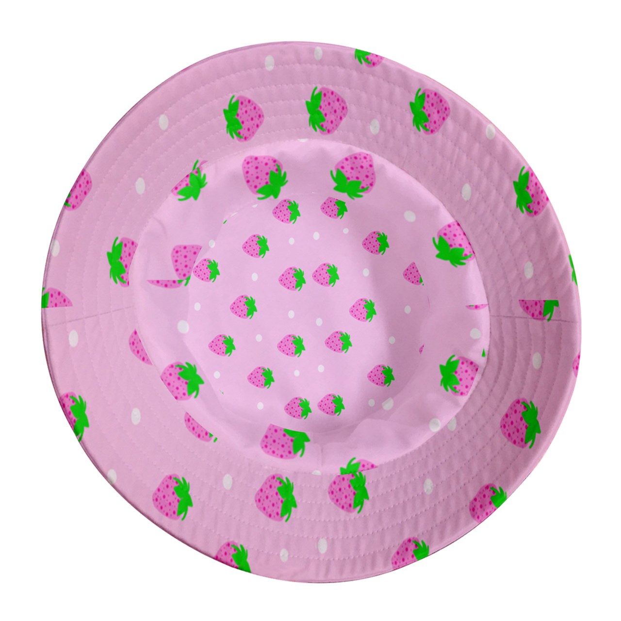 strawberry pink Inside Out Bucket Hat