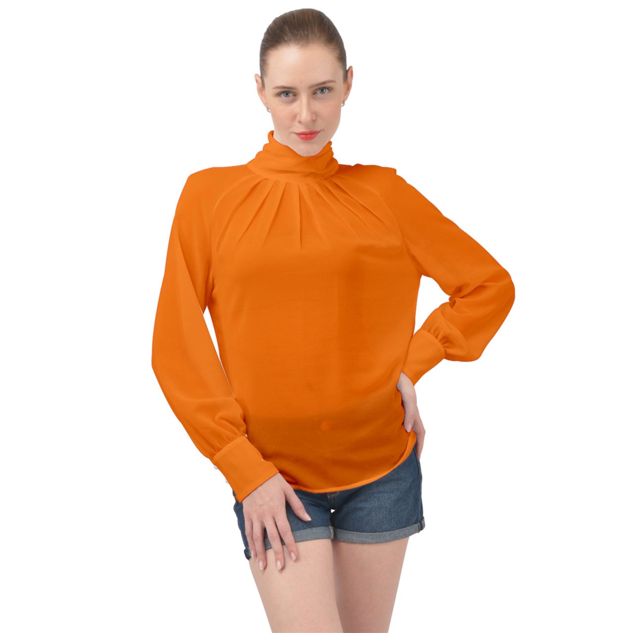 Blind Baddie High Neck Sleuthing Top