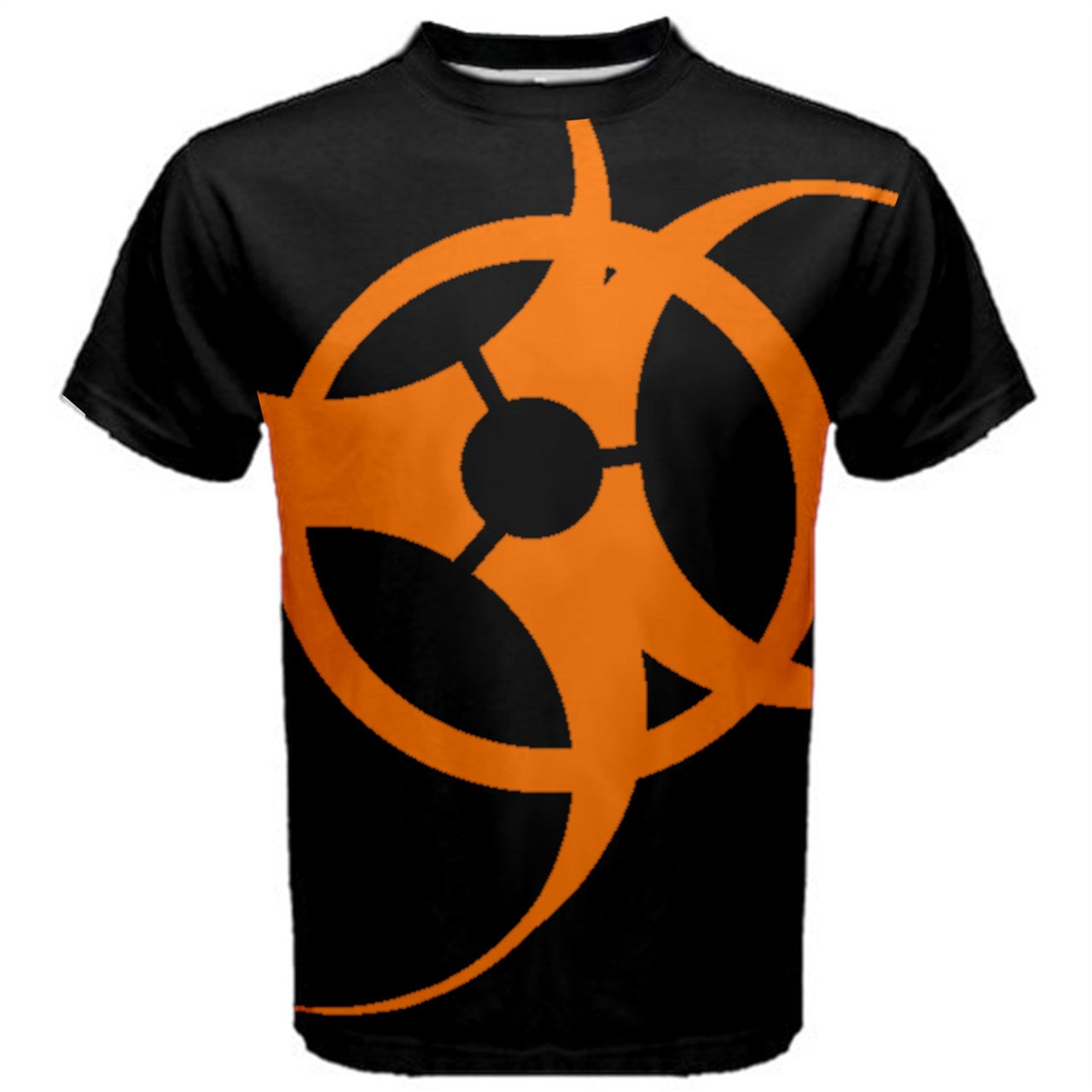 Orange bio-hazard symbol Cotton Tee