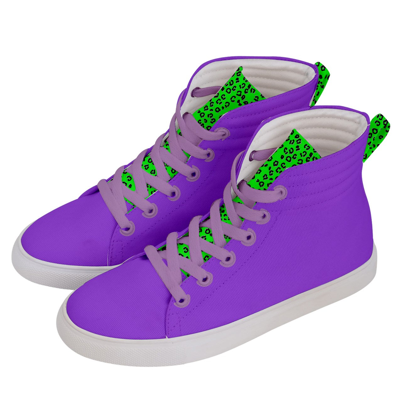 Disco Baby Lilac Hi-Top Sneakers