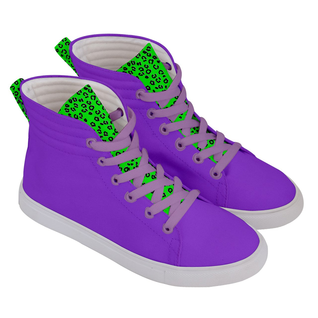 Disco Baby Lilac Hi-Top Sneakers