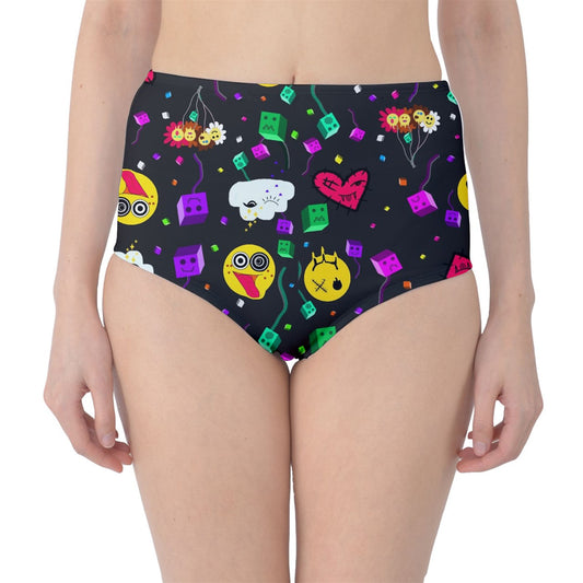 Smiley Balloons Classic High-Waist Bikini Briefs