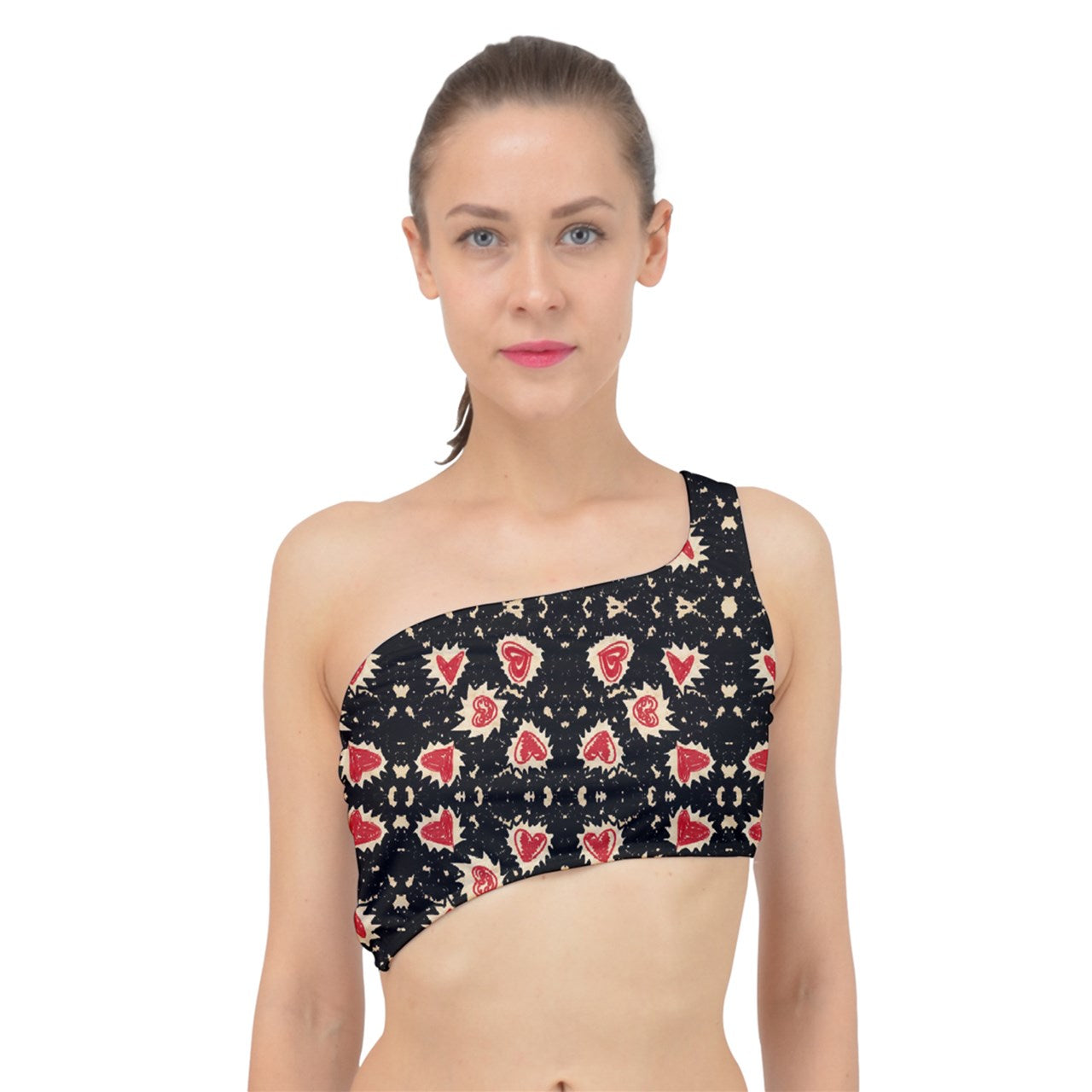 Paper Hearts Spliced Up Bikini Top