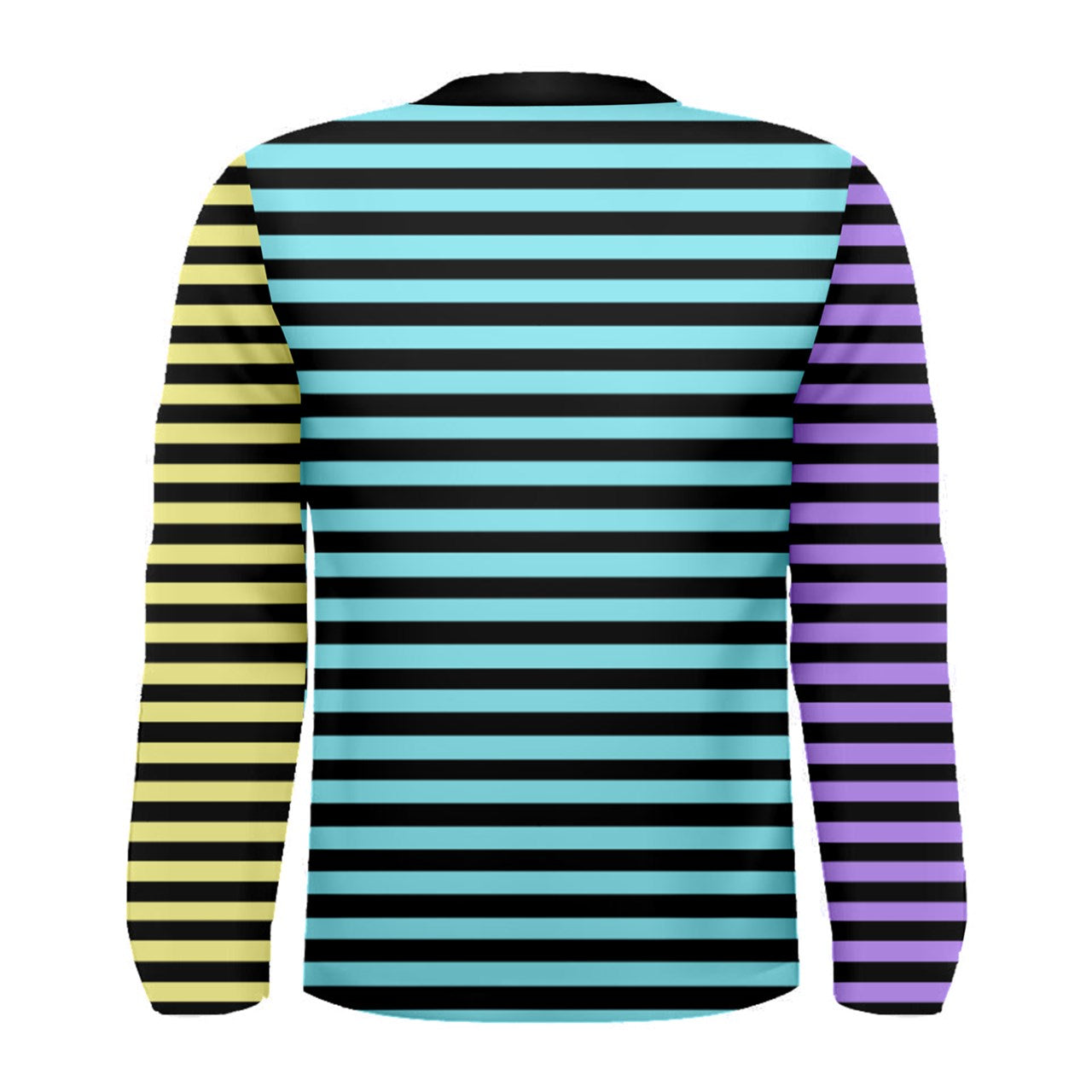 Color Block stripe Long Sleeve Tee