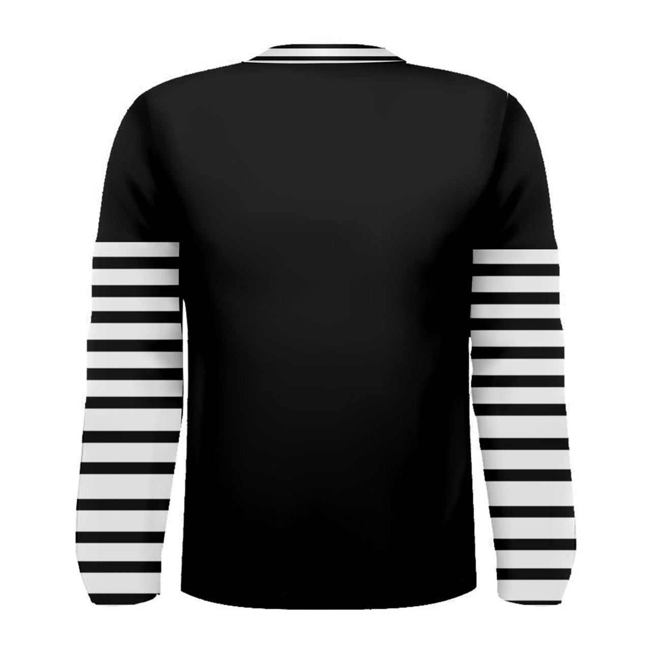 Smiley Striped Sleeve Tee