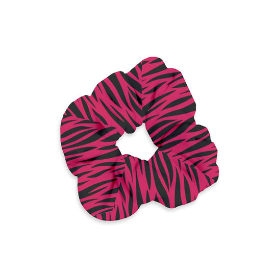 Cherry Tiger Velvet Scrunchie