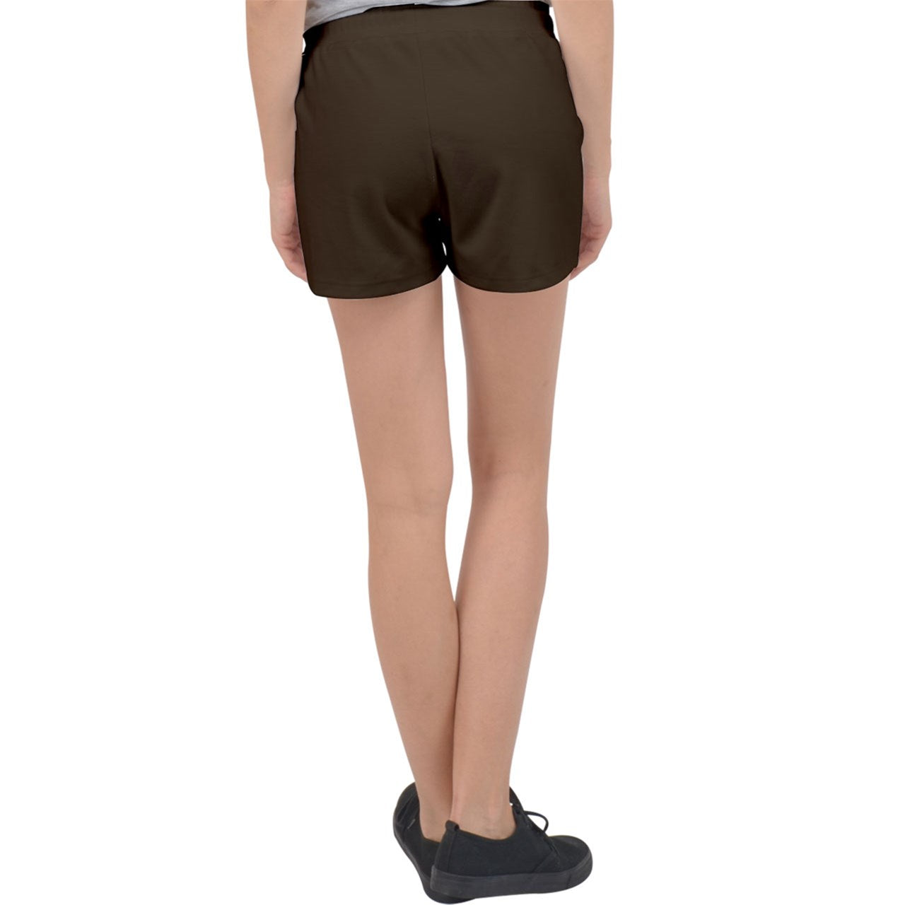 Chestnut Velour Lounge Shorts