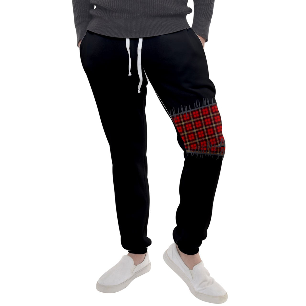 club x Tartan Strip Men's Jogger Sweatpants