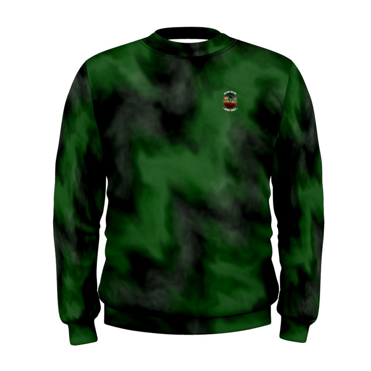 Green Tie Dye Space Cadet Sweatshirt