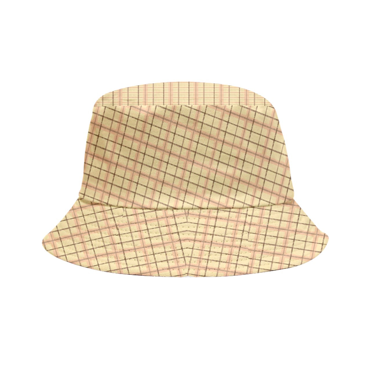 Beige Academia Inside Out Bucket Hat
