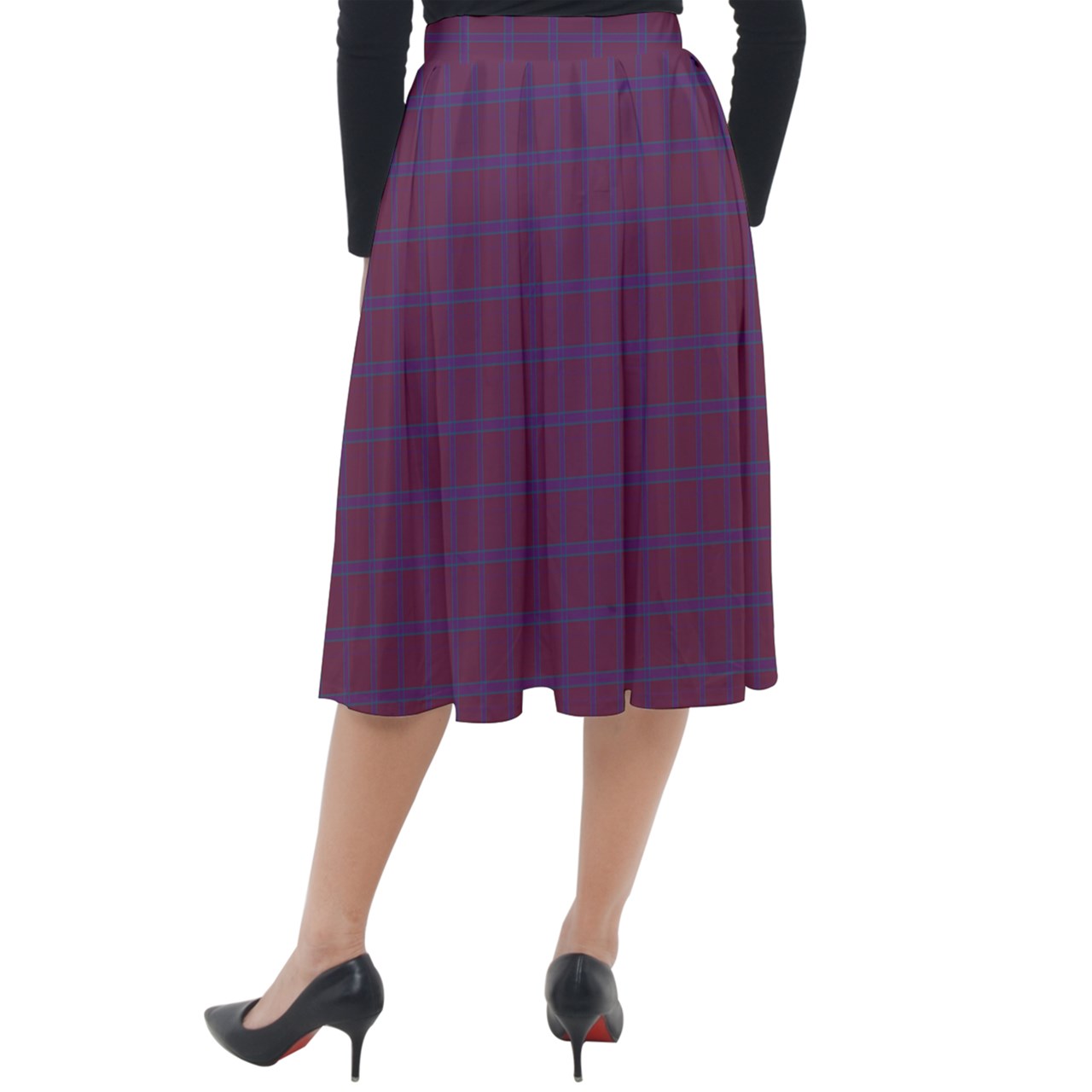 PomPom Parade Classic Velour Midi Skirt