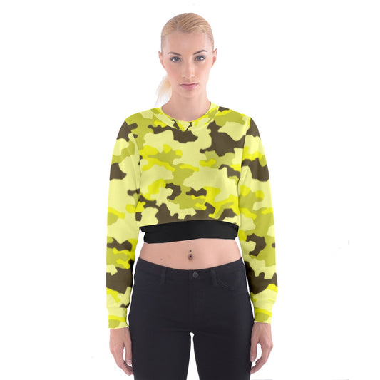 y2k Soldier Eastern Cropped Sweatshirt