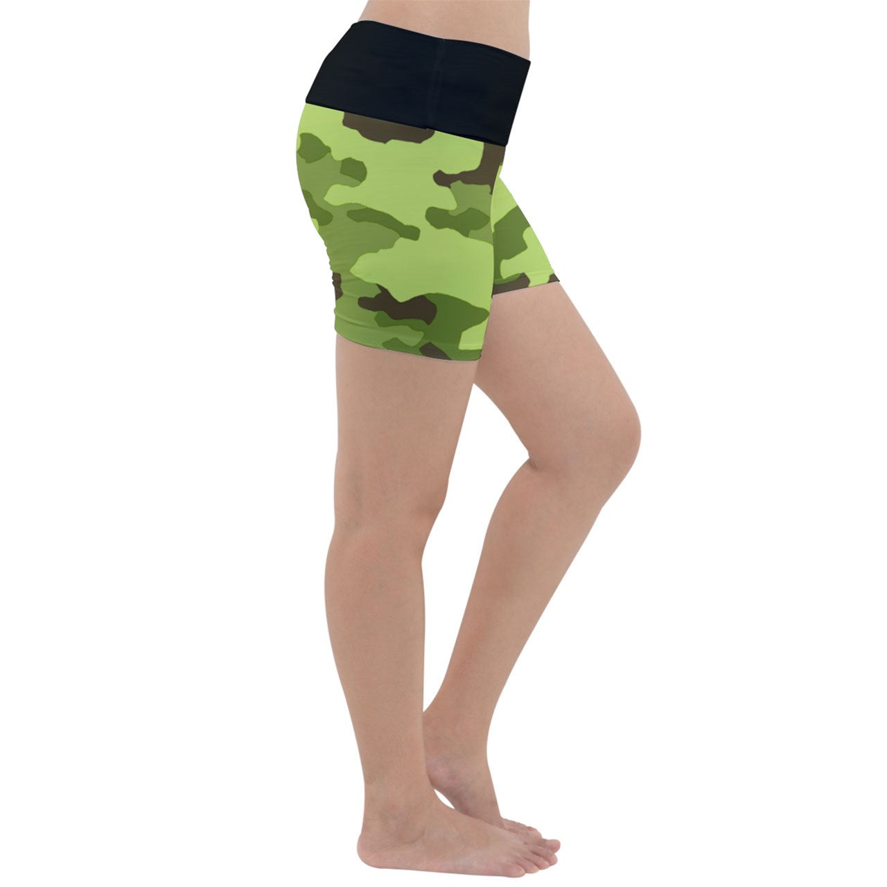 Y2k Soldier Northern Lightweight Velour Yoga Shorts