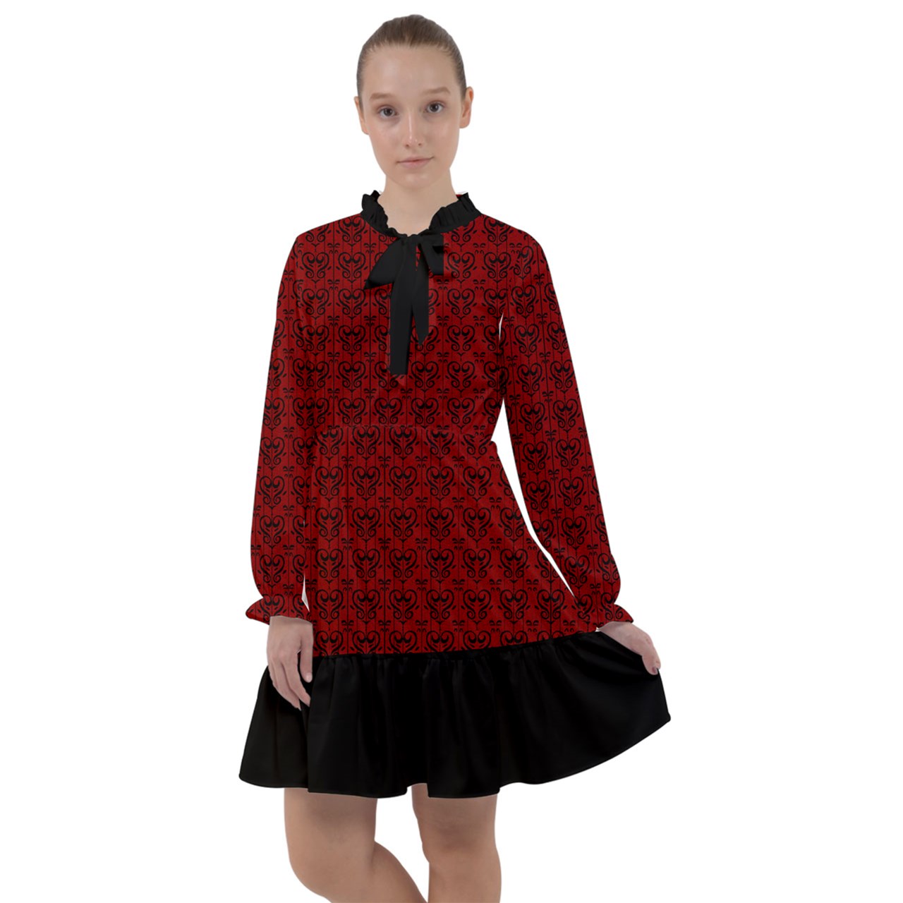 Lovelilly All Frills Chiffon Dress