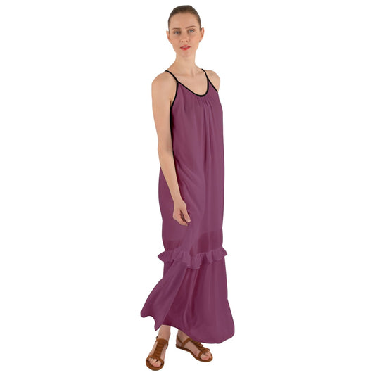 Pom Pom Parade Cami Maxi Ruffle Chiffon Underdress