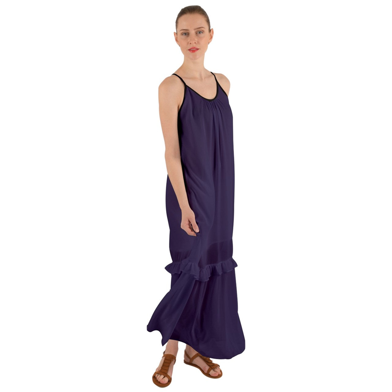 Twilight Cami Maxi Ruffle Chiffon Underdress