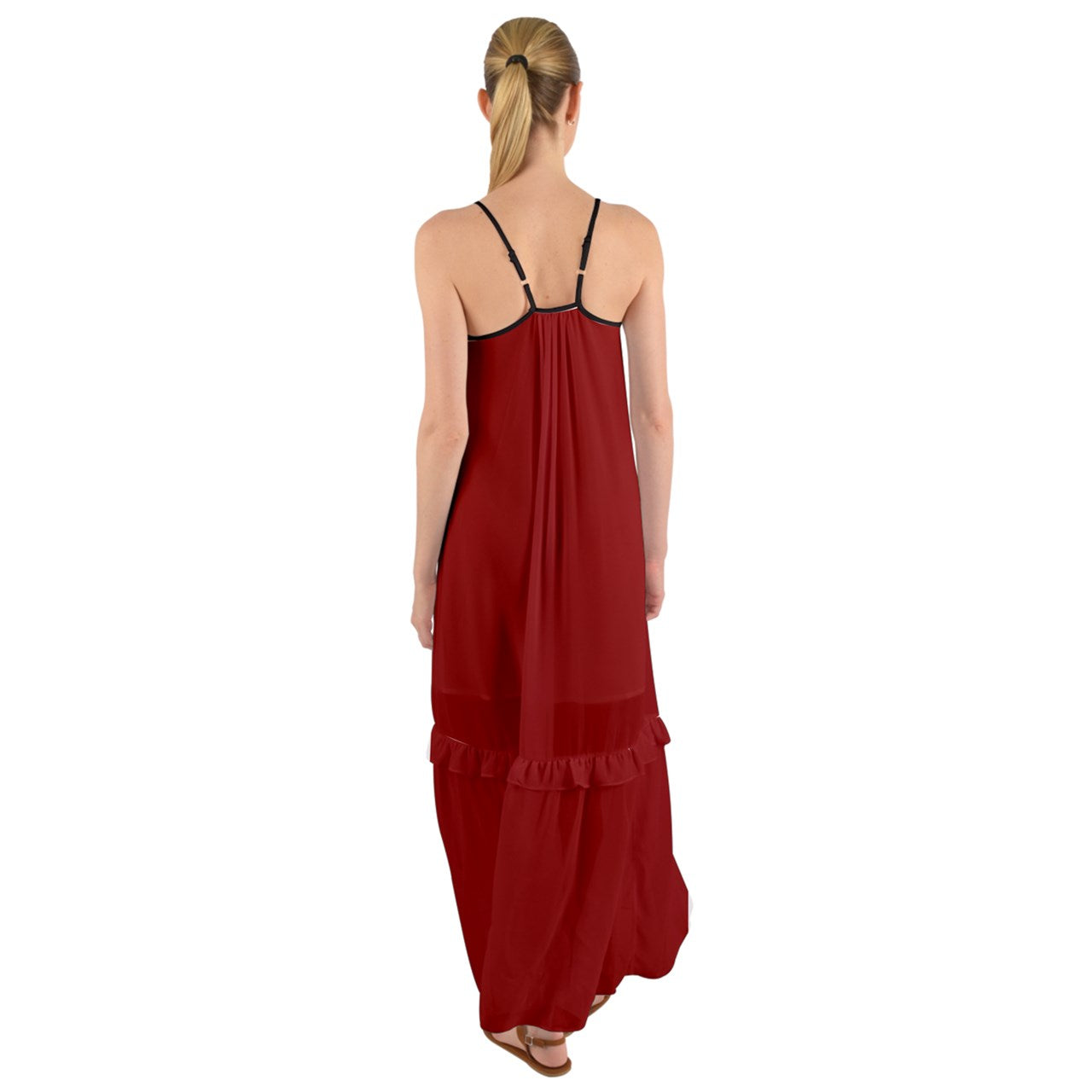 Apple Cami Maxi Ruffle Chiffon Underdress