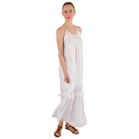 Fresh Paper Cami Maxi Ruffle Chiffon Underdress