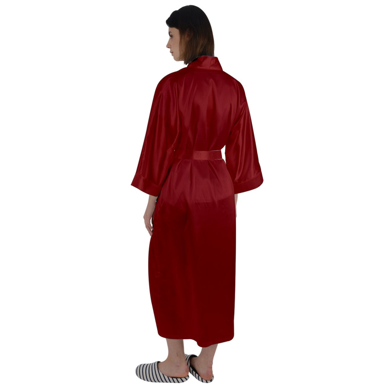 Apple Maxi Satin Robe