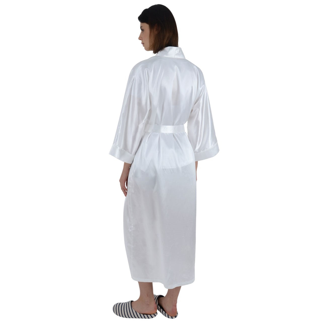 Fresh Paper Maxi Satin Robe