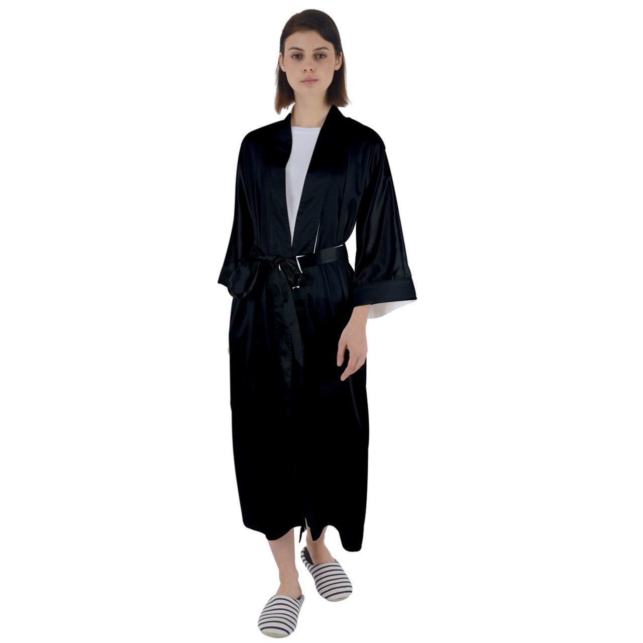 Bladebeak Maxi Satin Robe