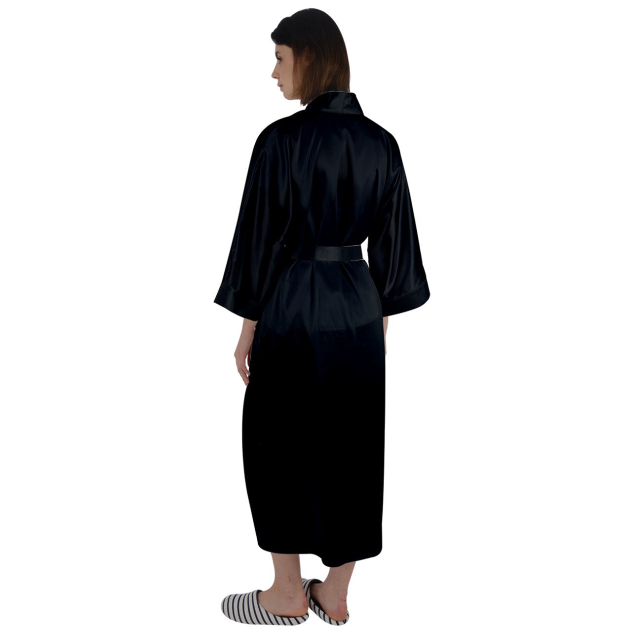 Bladebeak Maxi Satin Robe