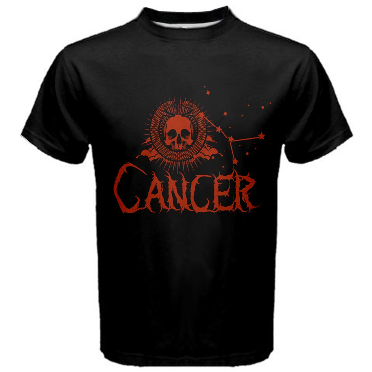 Cancer Metal Zodiac Cotton Tee