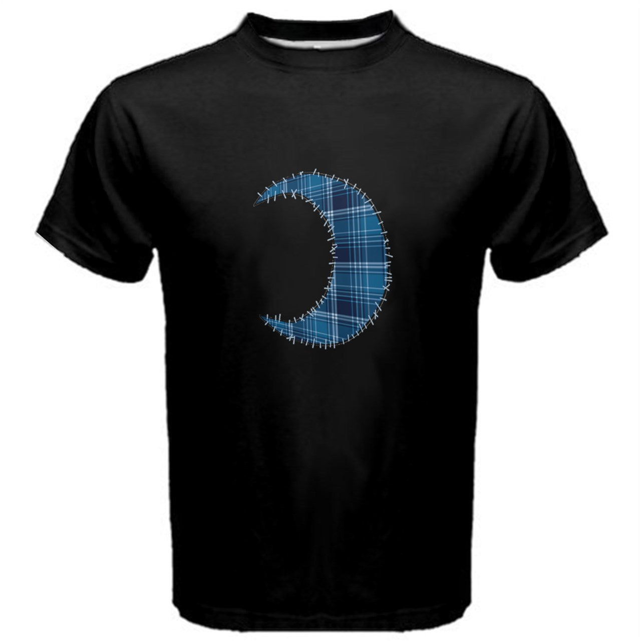 Club X Moon Patch Blue Cotton Tee