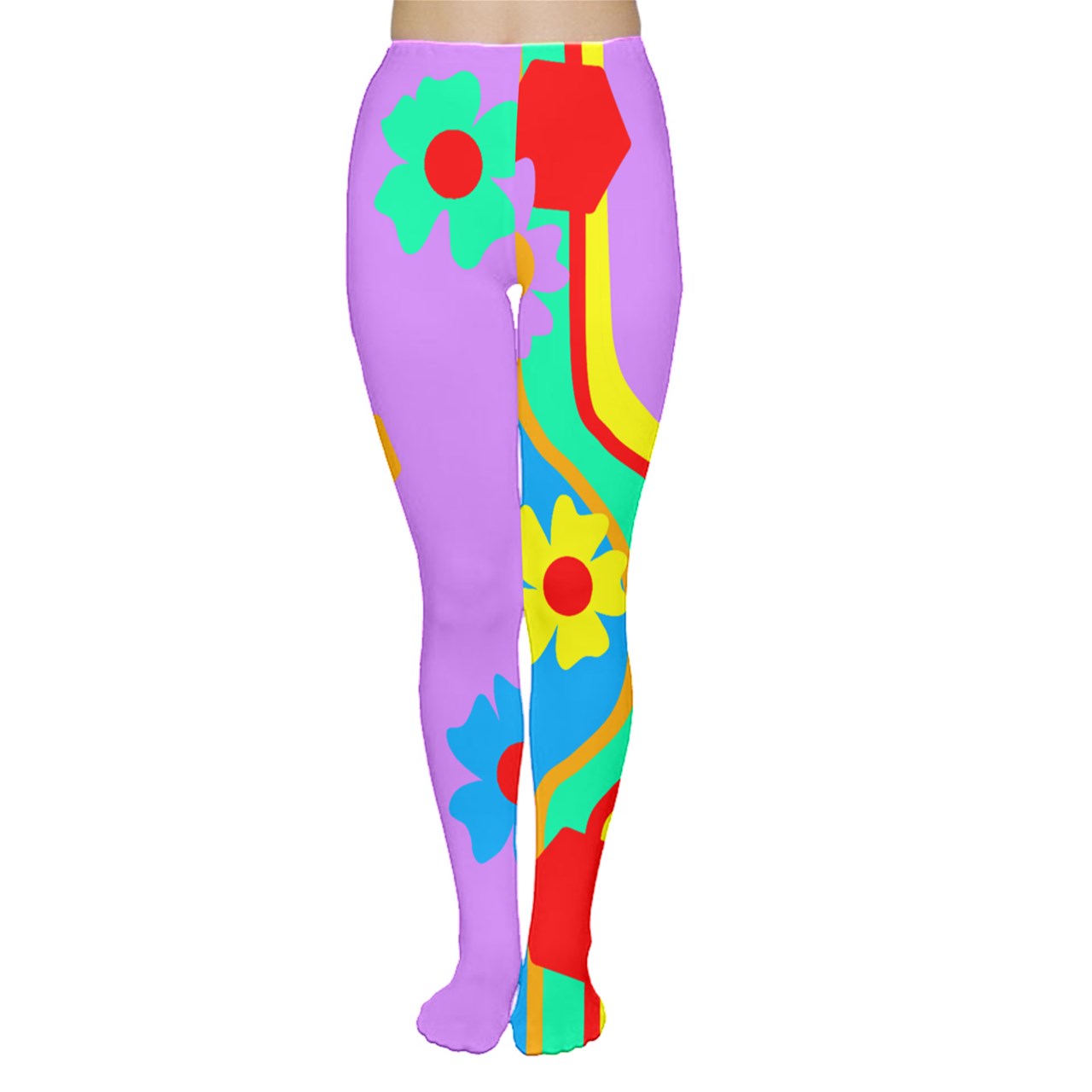 Rainbow Road Modblocks Tights