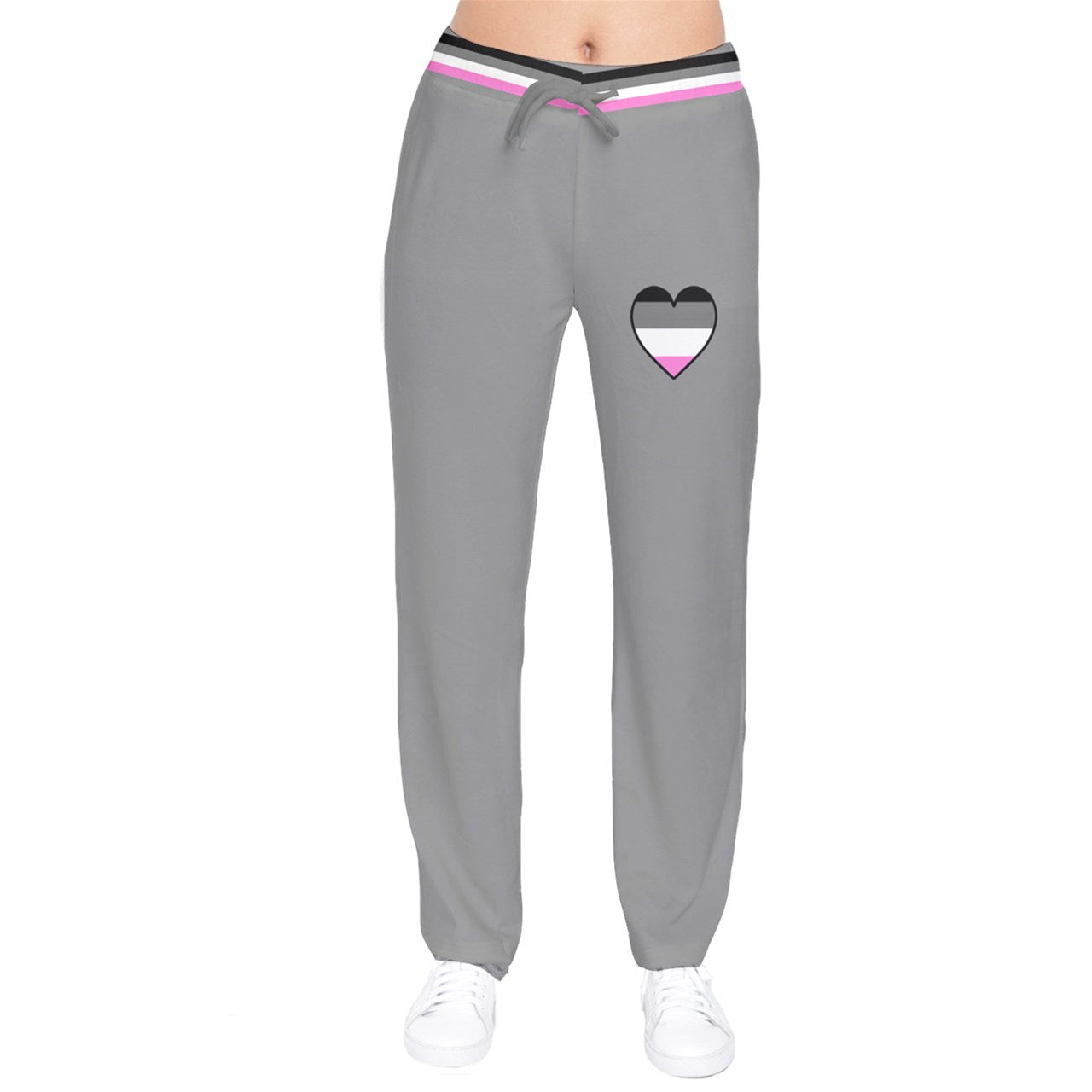 DL Gyno Flag Heart Velvet Sweat Pants