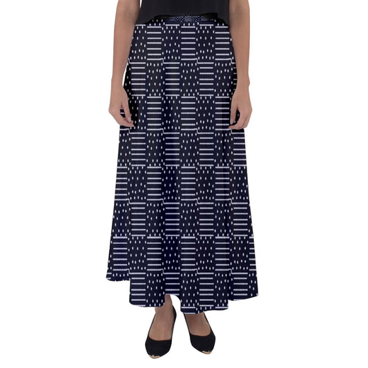 Scars Of The Night Flared Maxi Skirt