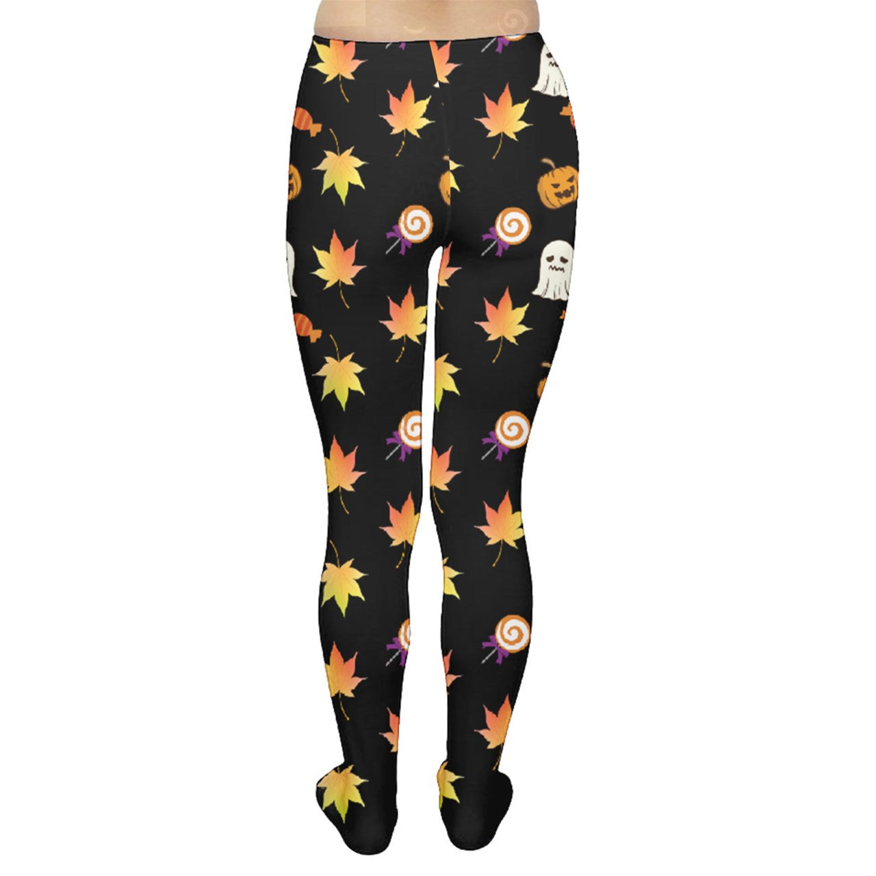 Jack-O Sweet Leaf Tights