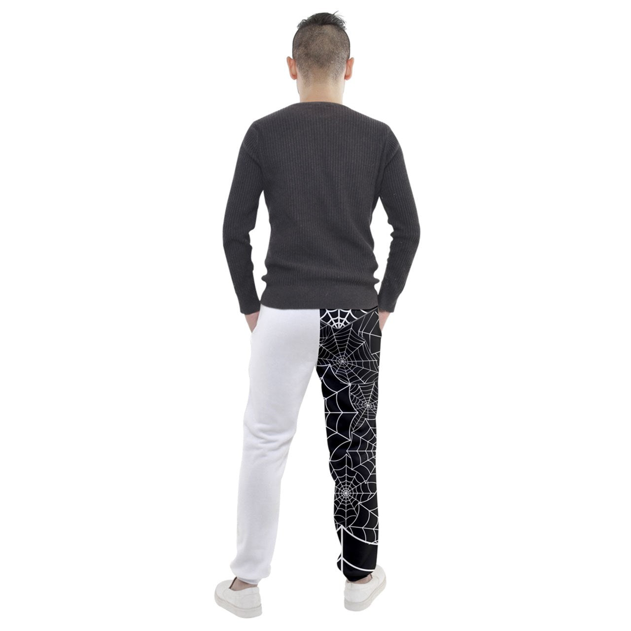 Black Web Chilling Jogger Sweatpants