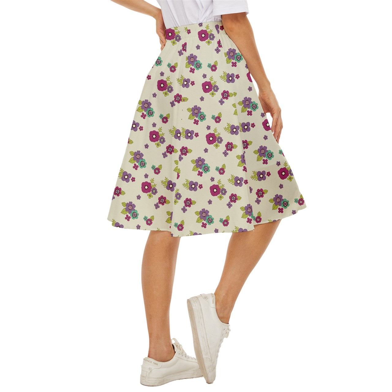 Garden Khaki Classic Short Skirt