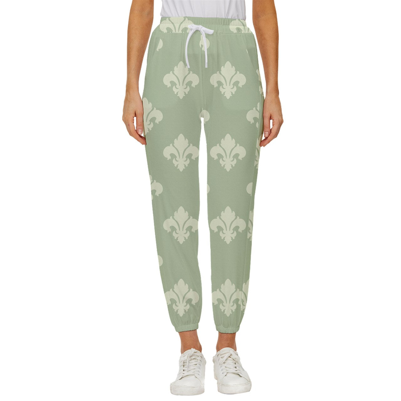 Truffle Mint Cropped Drawstring Pants