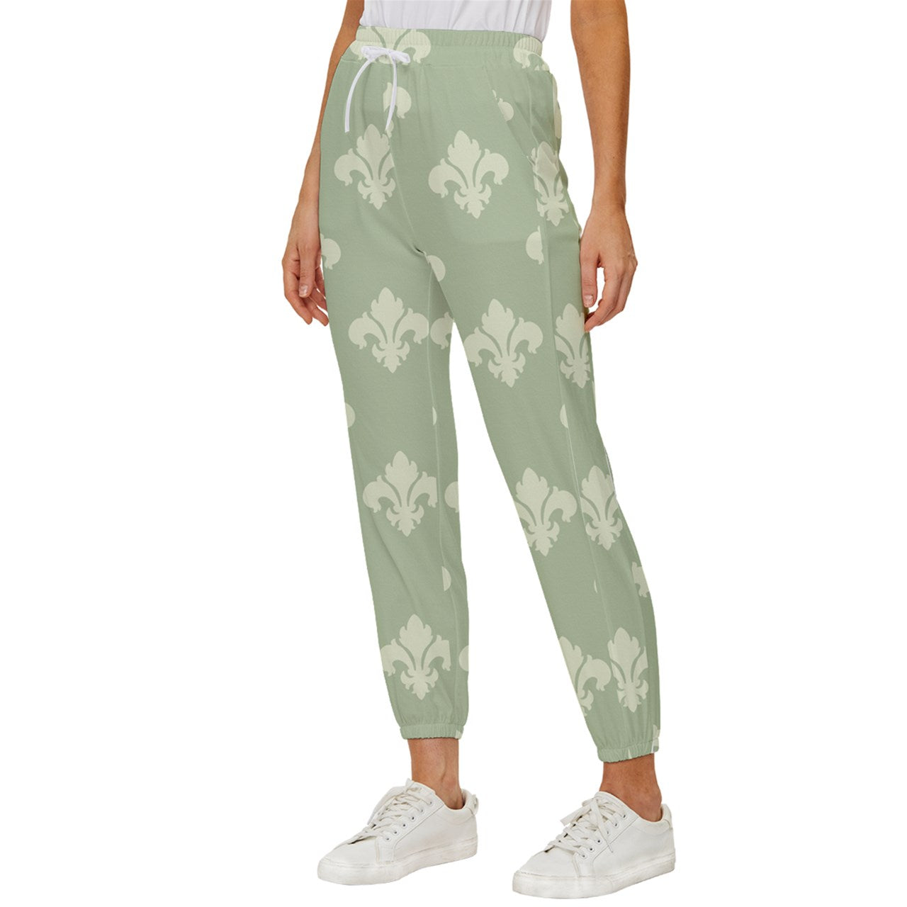 Truffle Mint Cropped Drawstring Pants