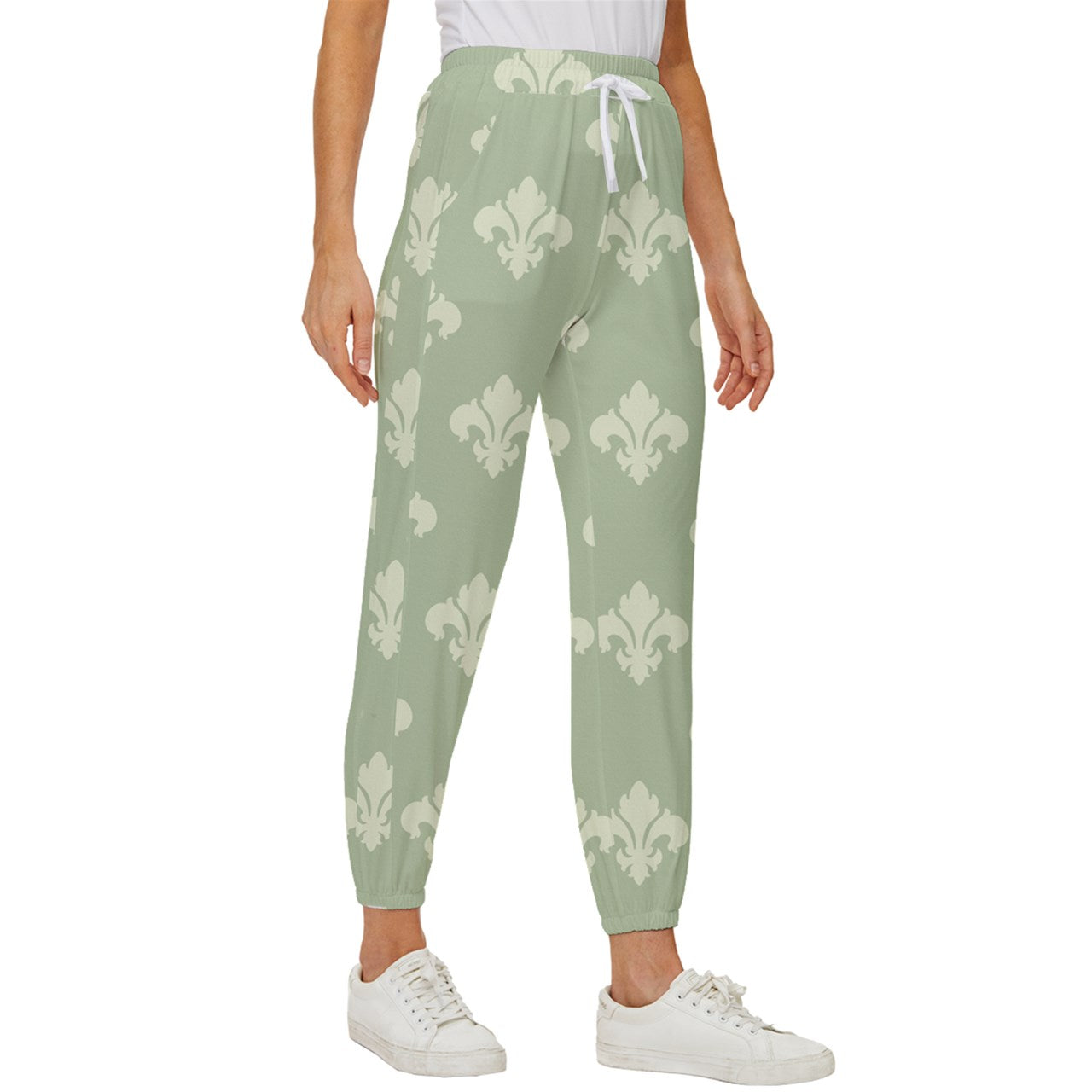 Truffle Mint Cropped Drawstring Pants
