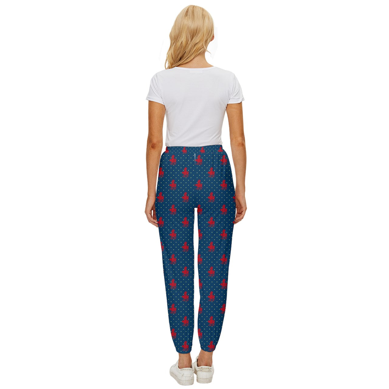 Twilight Rose Cropped Drawstring Pants